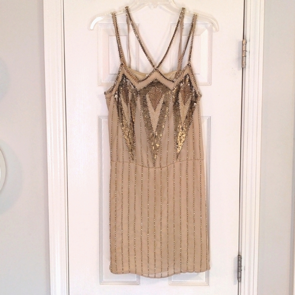 Vintage Art Deco Flapper Dress